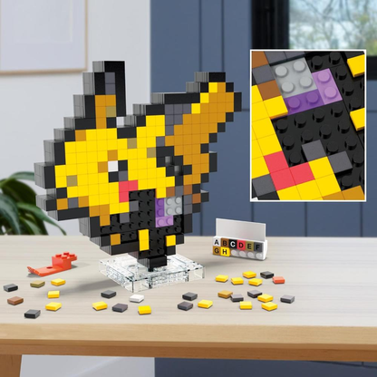 MEGA POKEMON Pixel Art Pikachu HTH74