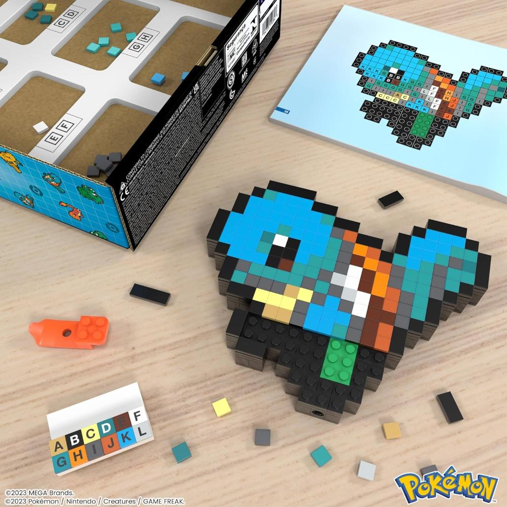 MEGA POKEMON Pixel Art Squirtle HTH77