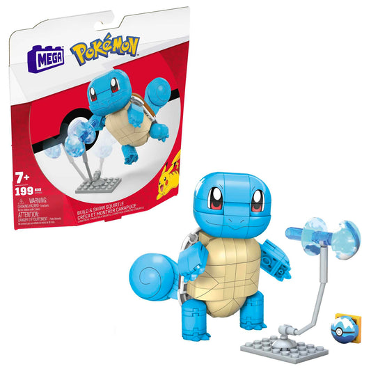 Mega Construx- Set da Costruzione Pokémon Personaggio Squirtle