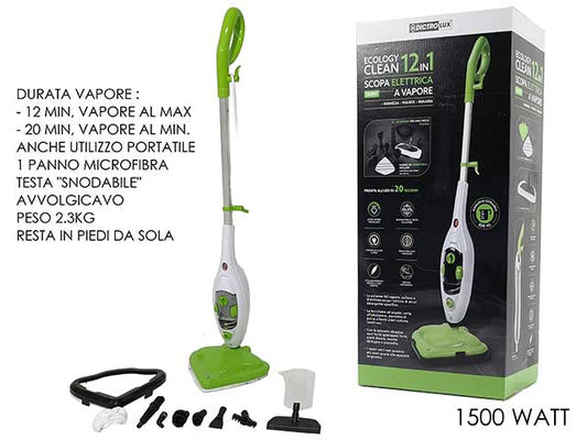 SCOPA A VAPORE ECOLOGY CLEAN 1500W 12IN1