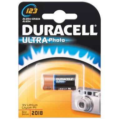 DURACELL CR123 BATTERIA DL123 BL1