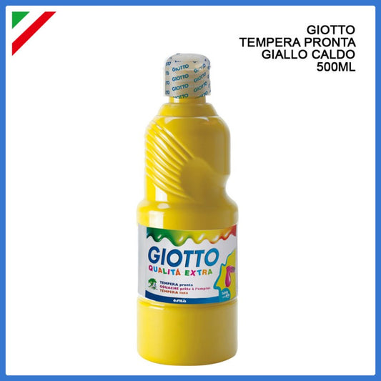 GIOTTO TEMPERA PRONTA 500ML GIALLO SCURO