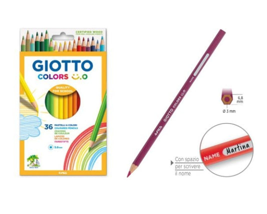 Giotto colors smile assortiti 36 pz