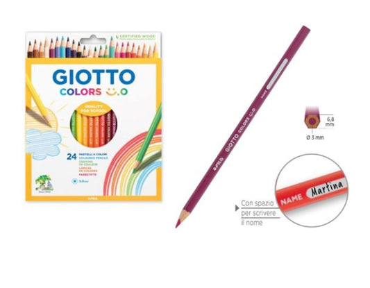 Giotto colors 24 pastelli