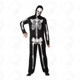 Costume scheletro  m-l , xl, xxl