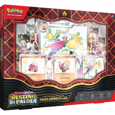 POKEMON - PREMIUM BOX SV 4.5 DESTINO DI PALDEA - SKELEDIRGE EX